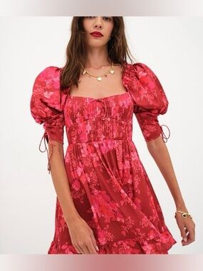 knee length dresses for ladies For Love and Lemons Cleo Mini Dress main image 1